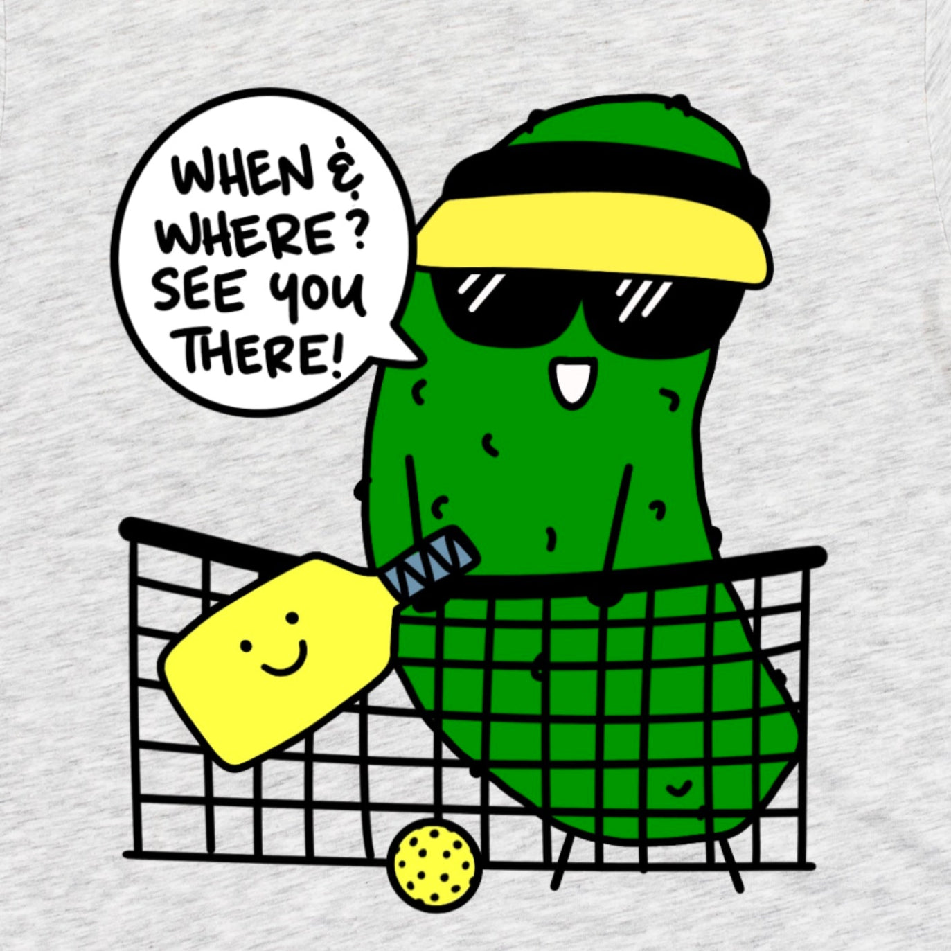 Fun Pickleball Shirt - Cute Pickleball Tee