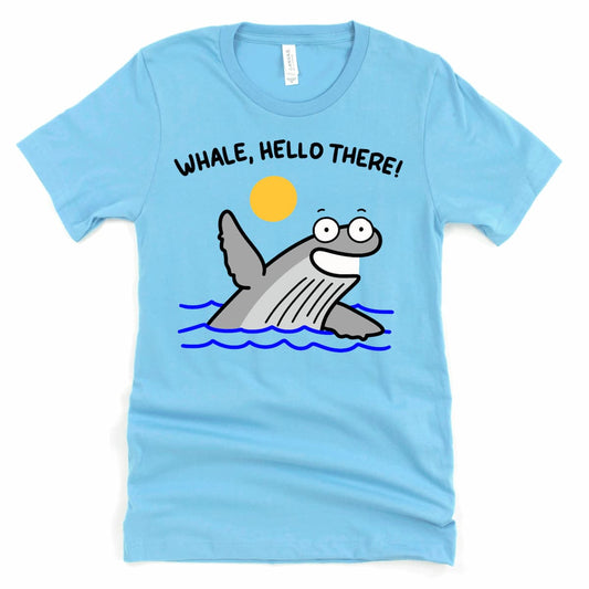 Whale Hello There – A Playful Whale Shirt That Says Hi