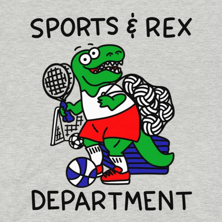 Sports and Rec t shirt Funny T-Rex tshirt for the gym gift for coach cute dinosaur graphic tee