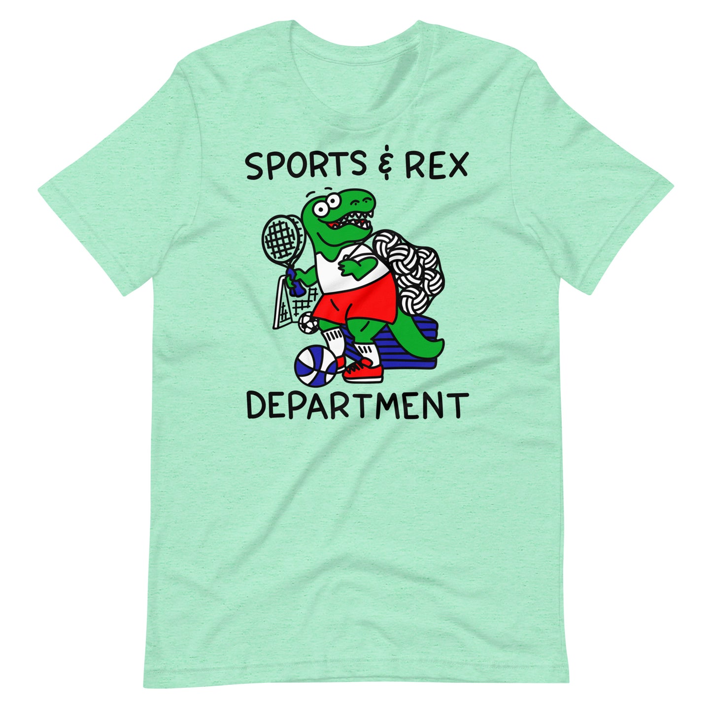 Sports and Rec t shirt Funny T-Rex tshirt for the gym gift for coach cute dinosaur graphic tee