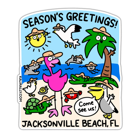 Wholesale Beach and Florida Namedrop Stickers for Your Store