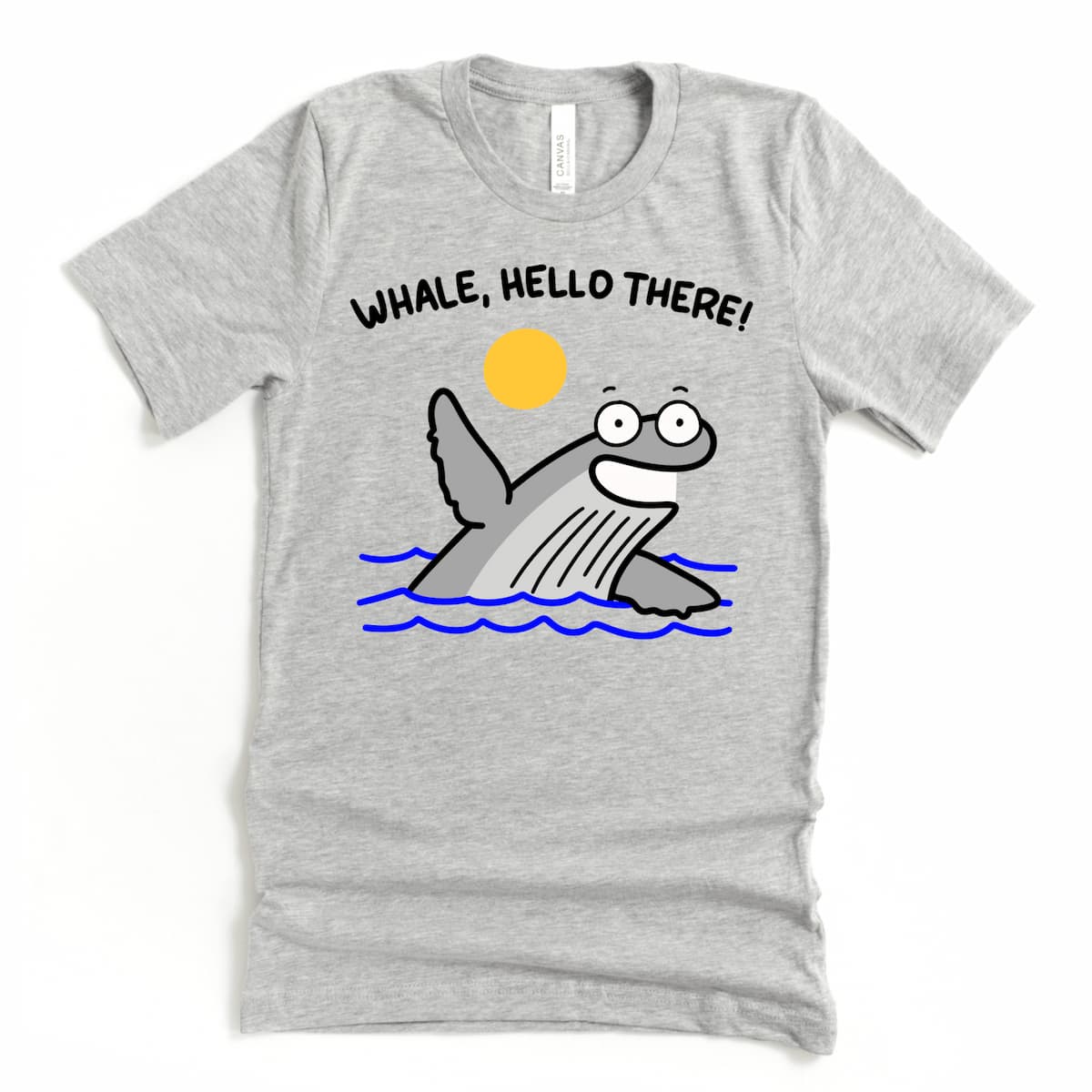 Whale Hello There – A Playful Whale Shirt That Says Hi