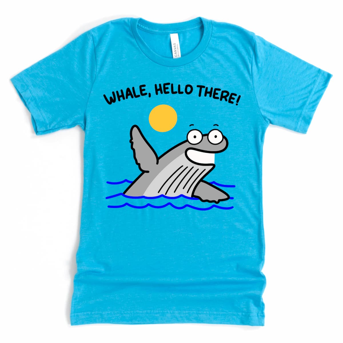 Whale Hello There – A Playful Whale Shirt That Says Hi