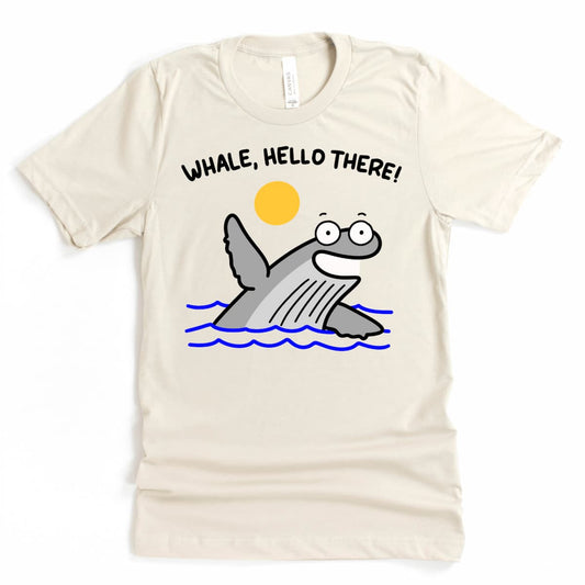 Whale Hello There – A Playful Whale Shirt That Says Hi