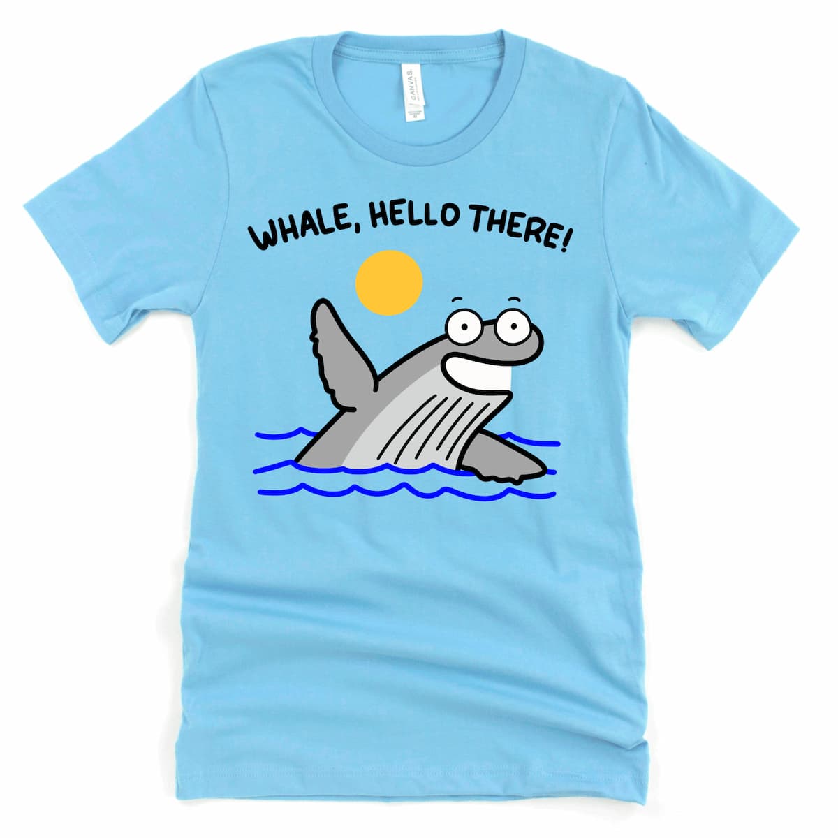 Whale Hello There – A Playful Whale Shirt That Says Hi