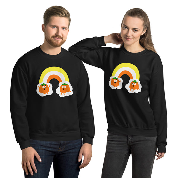 Cute Candycorn Pumpkin Halloween Unisex Sweatshirt