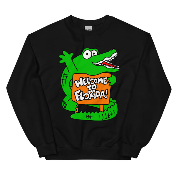 Welcome to Florida Alligator Unisex Sweatshirt