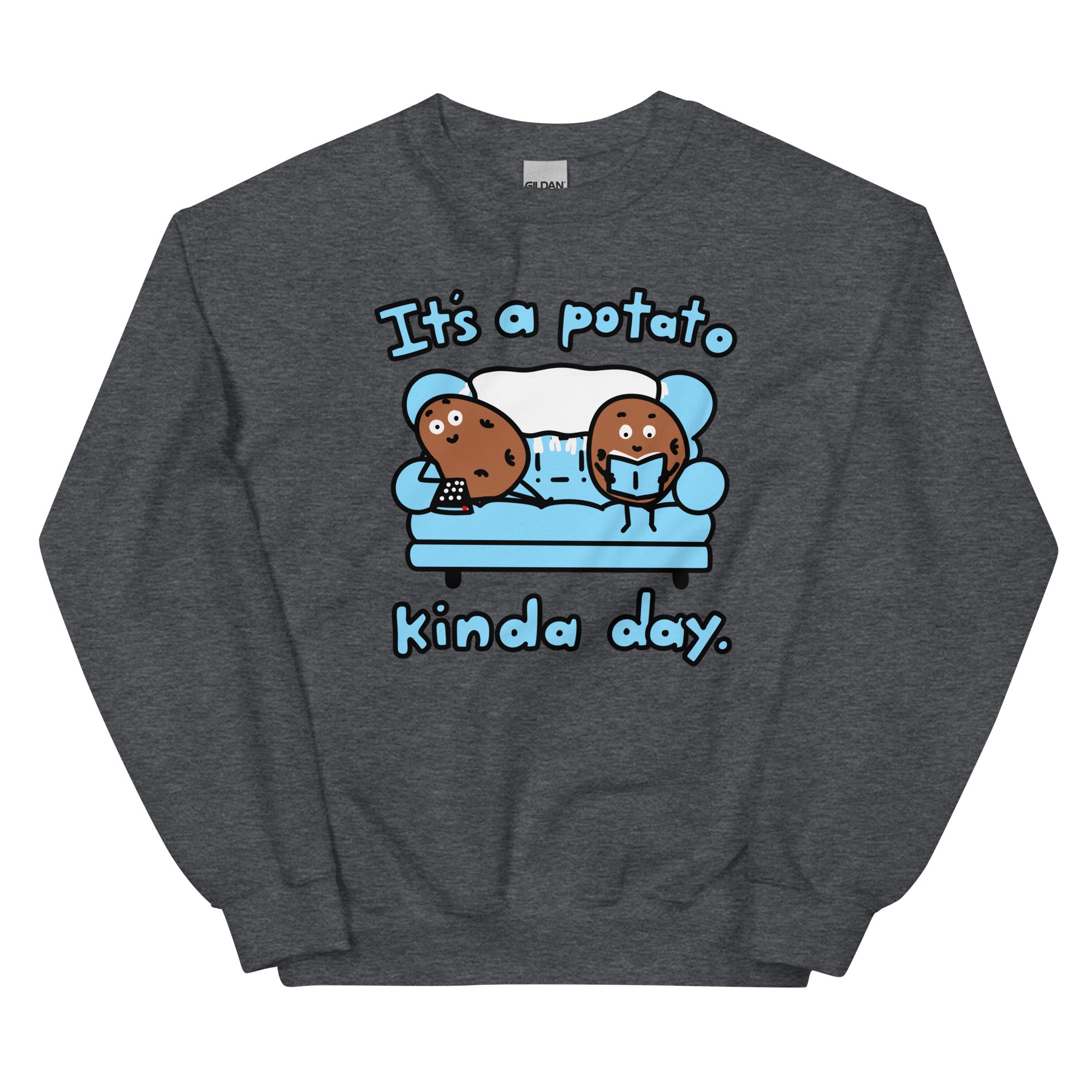 Couch potato sweatshirt, Relax and be a potato shirt, bed rot shirt, Kalirally