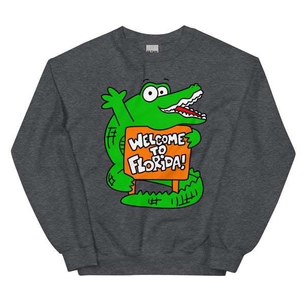 Welcome to Florida Alligator Unisex Sweatshirt