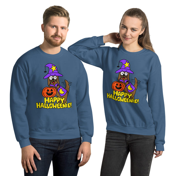 Dachshund Halloween tshirt for Doxie lover, Weiner dog halloween gift for dachshund owner shirt for dog lover Happy Halloweenie