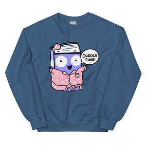 Cuddle Time! Cute Evening Reading Sweatshirt