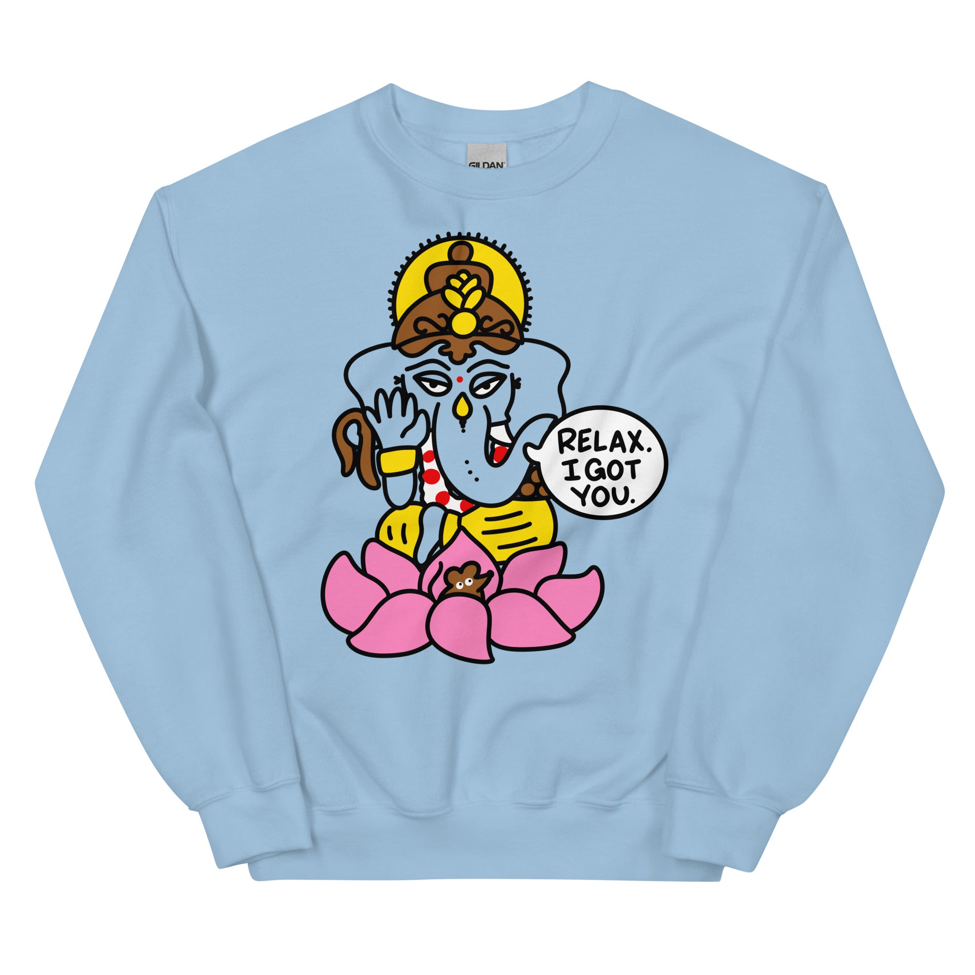 Ganesh sweatshirt for Happy Diwali, Hindu Temple Ganapati Elephant shirt Lord Ganesha Nameste Meditation shirt