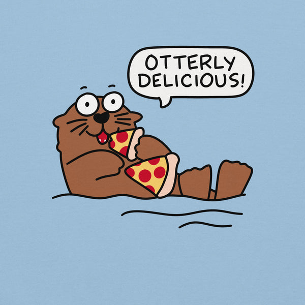 Otterly delicious pizza Unisex Sweatshirt