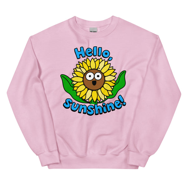 Hello sunshine shirt, cute sunflower tshirt, happy tshirt, fun hello shirt, Kalirally