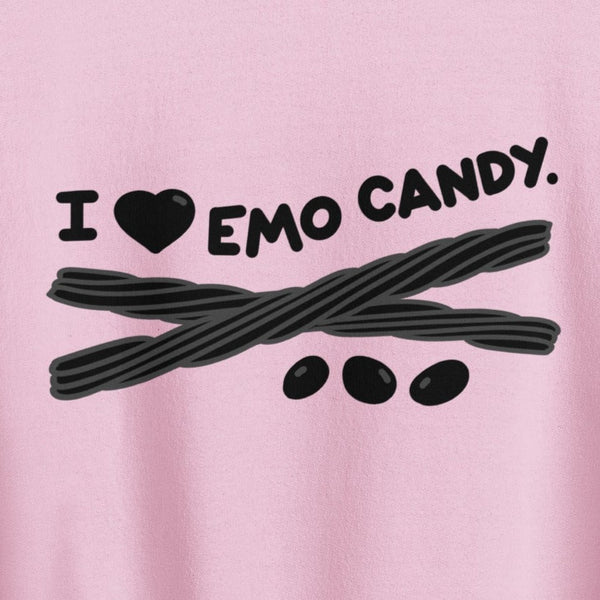 I love black licorice sweatshirt, I love black jelly beans shirt, I love emo candy sweatshirt