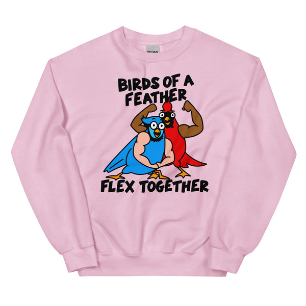 Funny weightlifting sweatshirt birds with arms shirt for the gym sweatshirt for arm day