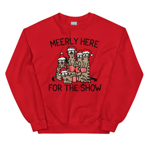 Funny family Christmas sweatshirt for adult, here for drama Christmas sweatshirt, funny holiday sweatshirt