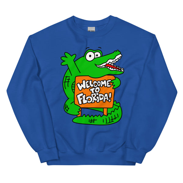 Welcome to Florida Alligator Unisex Sweatshirt