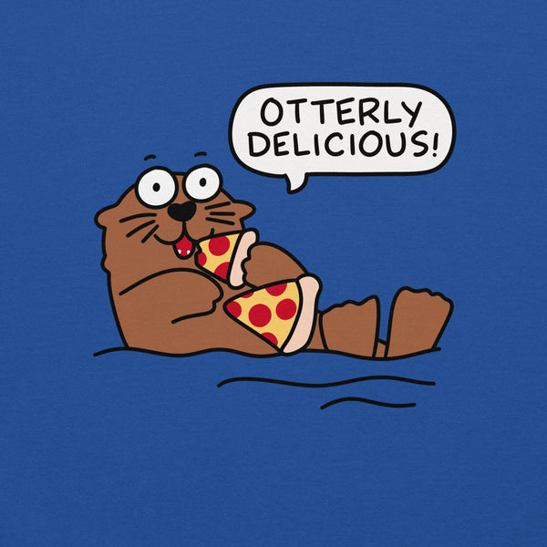 Otterly delicious pizza Unisex Sweatshirt