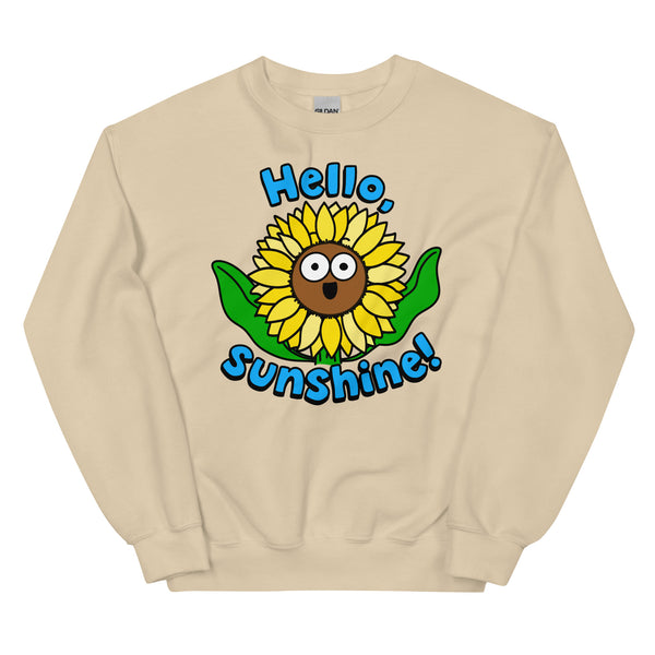 Hello sunshine shirt, cute sunflower tshirt, happy tshirt, fun hello shirt, Kalirally