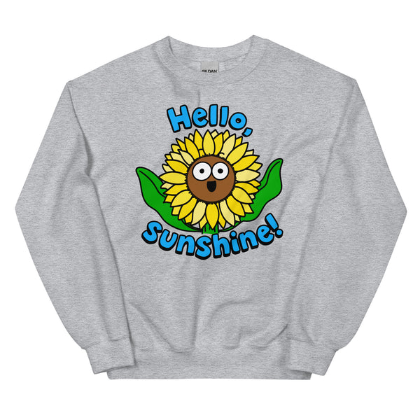 Hello sunshine shirt, cute sunflower tshirt, happy tshirt, fun hello shirt, Kalirally