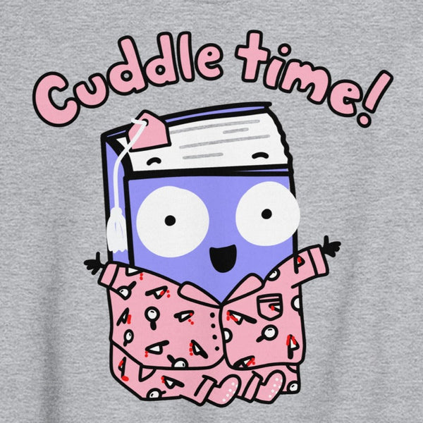 Murder mystery book sweatshirt, Bibliophile sweatshirt, cuddle time book shirt for avid reader, I love books shirt