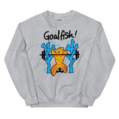 Cute weightlifting shirt for women goalfish sweatshirt barbell tshirt for ladies personal trainer graphic sweatshirt