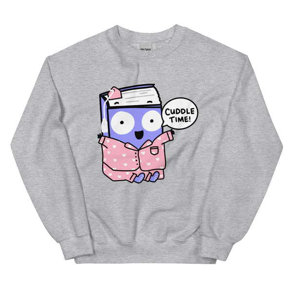 Cuddle Time! Cute Evening Reading Sweatshirt