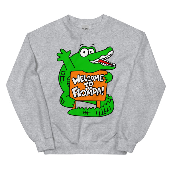 Welcome to Florida Alligator Unisex Sweatshirt