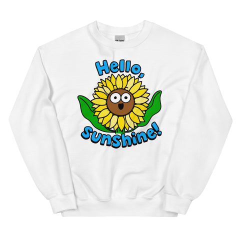 Hello sunshine shirt, cute sunflower tshirt, happy tshirt, fun hello shirt, Kalirally