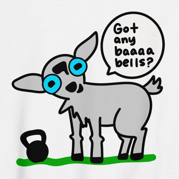 Barbell t shirt punny goat weightlifting shirt for women who weightlift, personal trainer gift