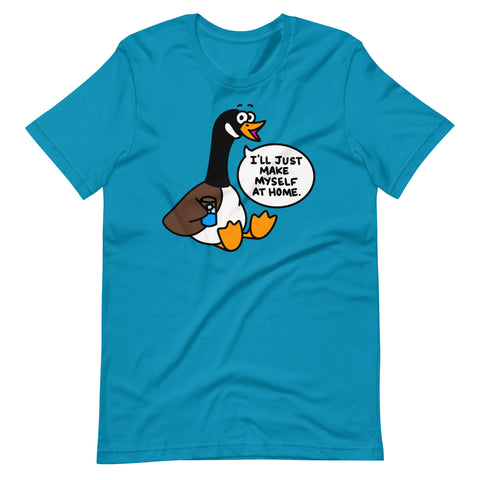 Funny Canadian Goose tshirt, I'll just make myself at home shirt