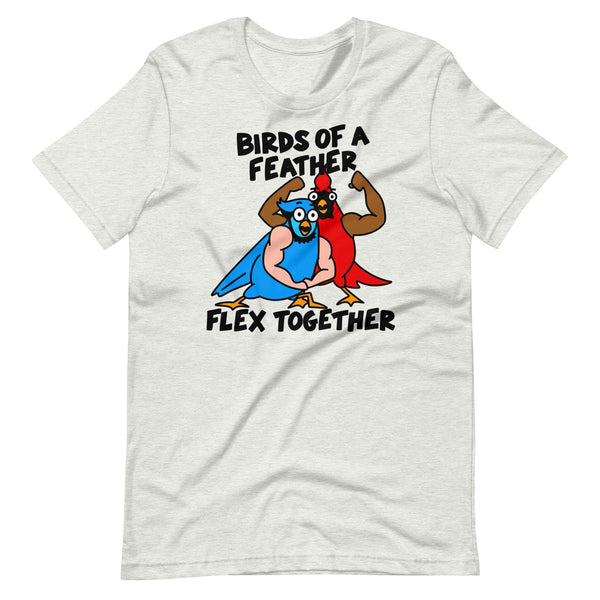 Funny weightlifting t shirt birds with arms shirt for the gym tshirt for arm day
