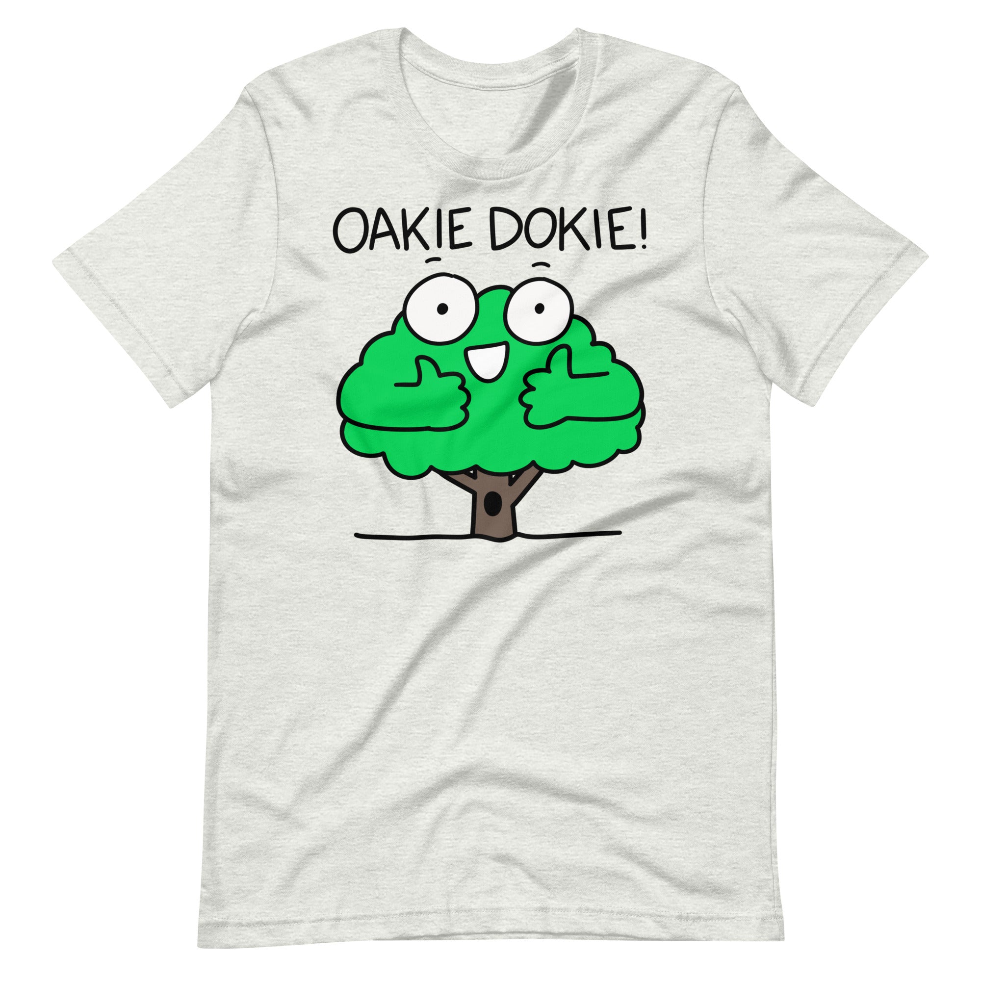 Okie Dokie T-shirt with an Oak Tree, "Oakie Dokie" Shirt