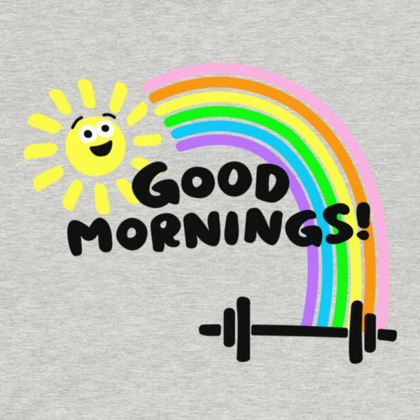 Cute weightlifting shirt for gym shirt with rainbow, cute workout tshirt, fun fitness shirt, Kalirally