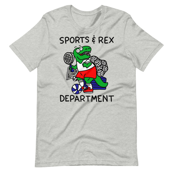 Sports and Rec t shirt Funny T-Rex tshirt for the gym gift for coach cute dinosaur graphic tee
