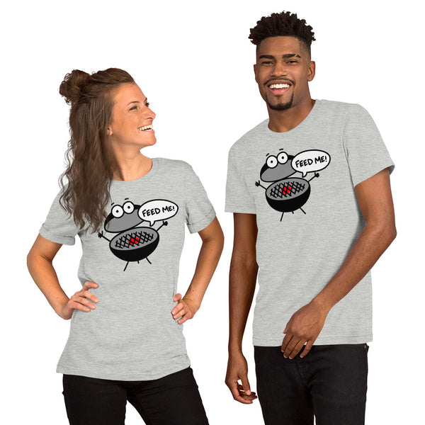 Funny Grilling T-Shirt, "Feed Me" Summer Shirt