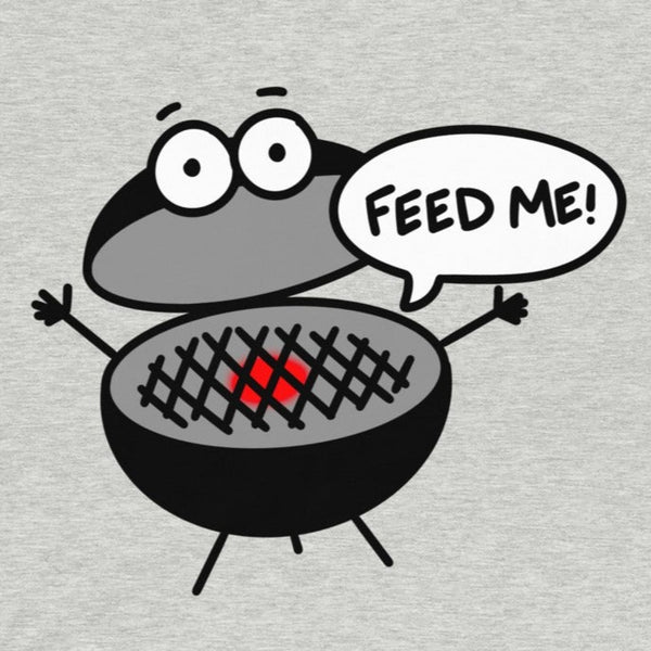 Funny Grilling T-Shirt, "Feed Me" Summer Shirt