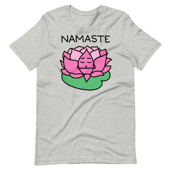 Namaste T-Shirt, Cartoon Lotus Shirt