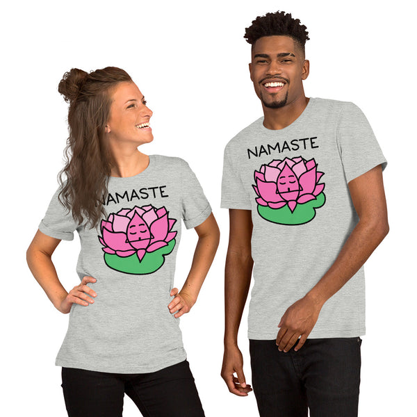 Namaste T-Shirt, Cartoon Lotus Shirt