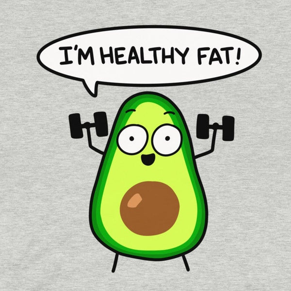 Silly fitness avocado t-shirt, funny workout graphic tee