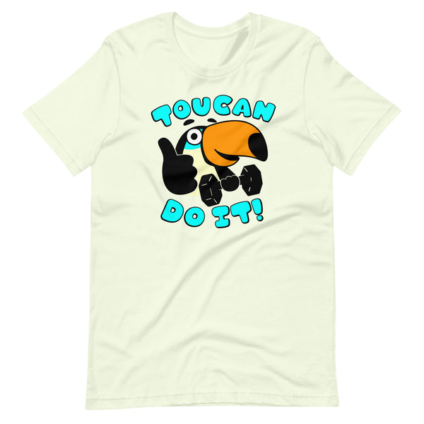 Toucan do it weightlifting shirt, fun gym shirt, workout shirt for weightlifter, fitness tee, Kalirally