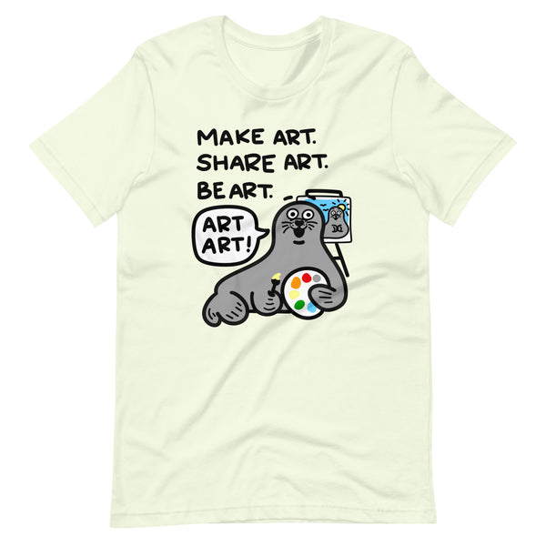 Funny art t-shirt for art teacher, silly shirt for artist, funny artist tshirt