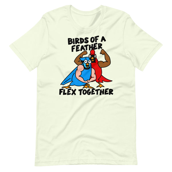 Funny weightlifting t shirt birds with arms shirt for the gym tshirt for arm day