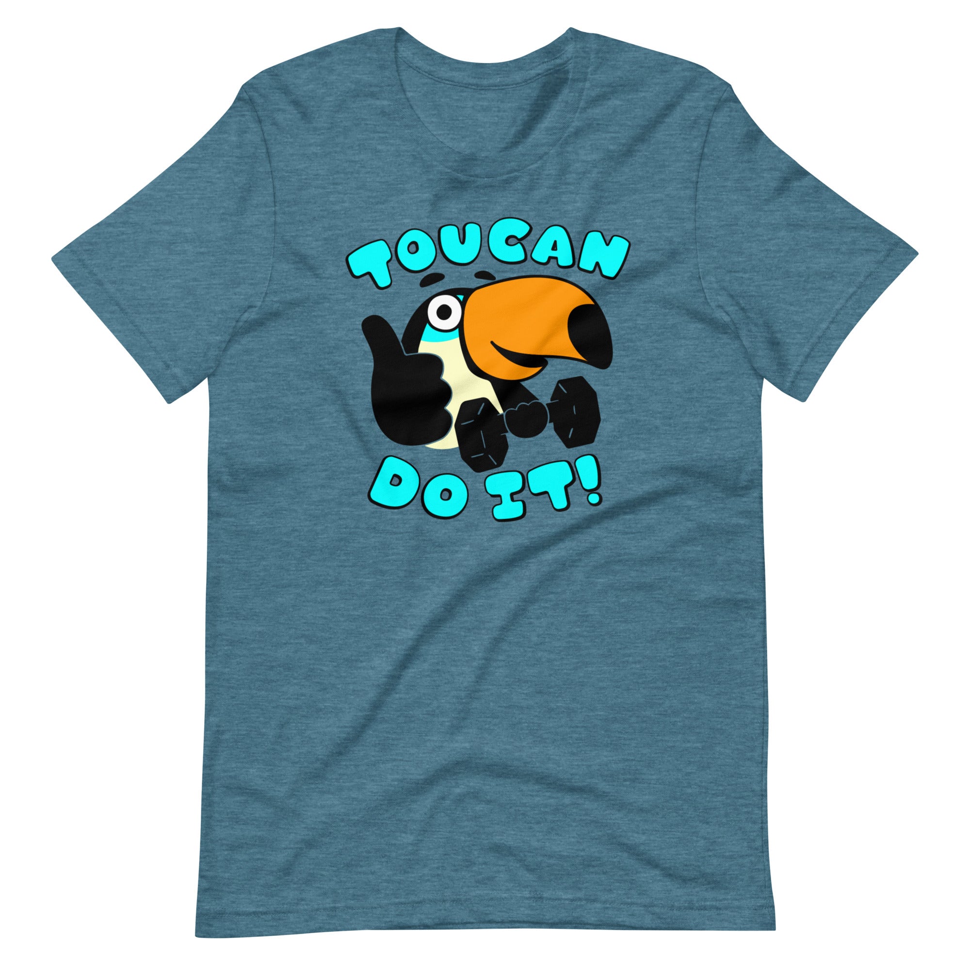 Toucan do it weightlifting shirt, fun gym shirt, workout shirt for weightlifter, fitness tee, Kalirally