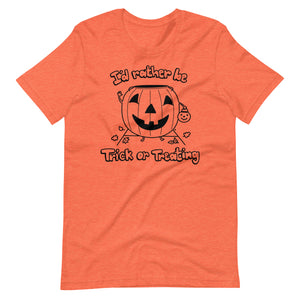 I'd rather be trick or treating tshirt for trick or treat, Halloween shirt for adult who loves candy Kalirally