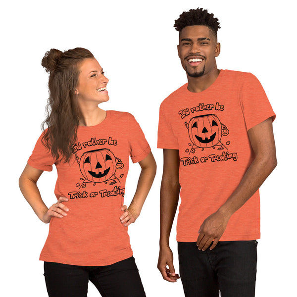 I'd rather be trick or treating tshirt for trick or treat, Halloween shirt for adult who loves candy Kalirally