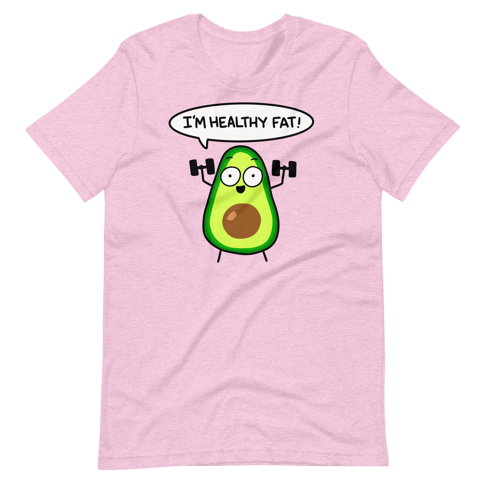 Silly fitness avocado t-shirt, funny workout graphic tee