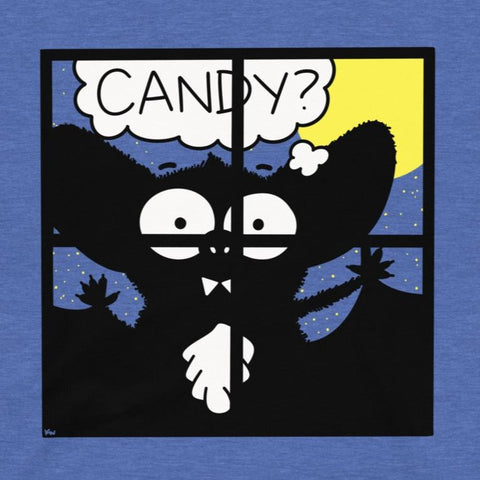 Cute Vampire Bat Wanting Halloween Candy Unisex t-shirt