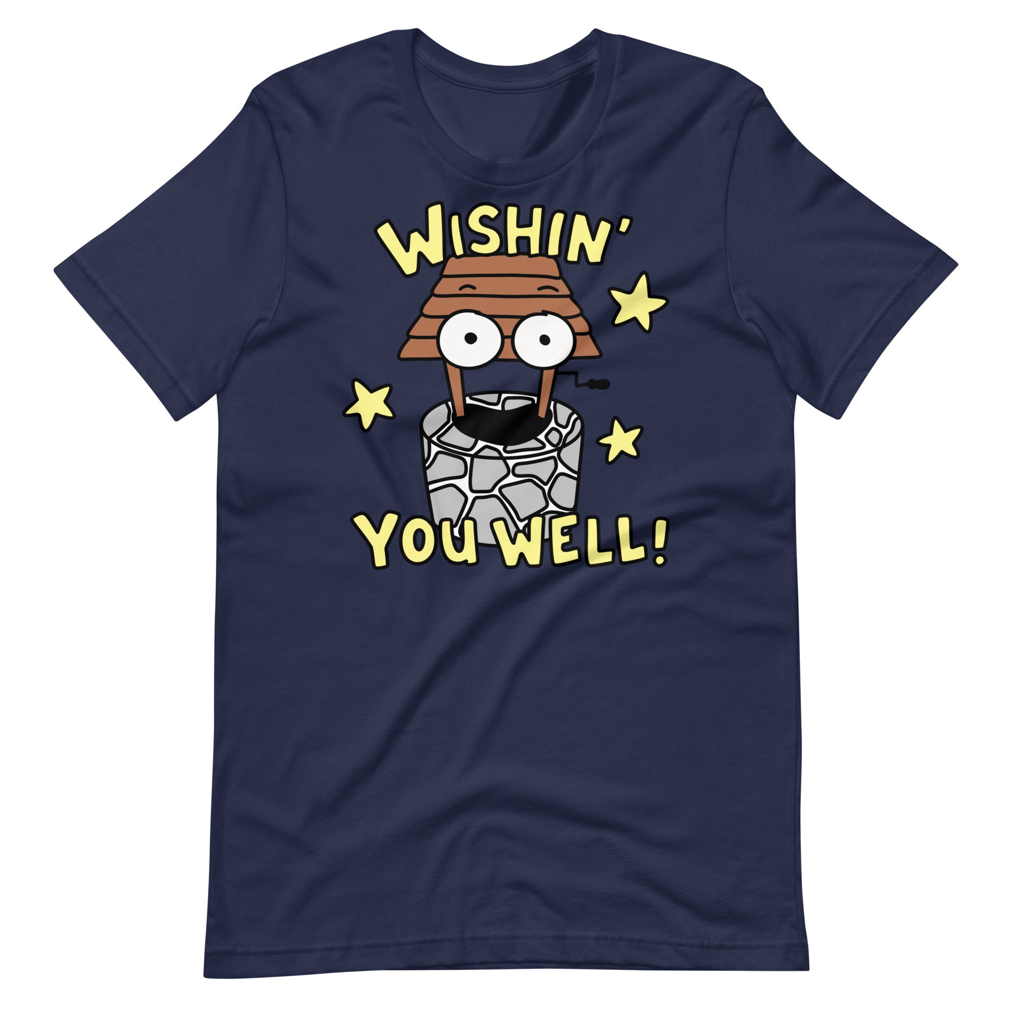 Wishing Well T-Shirt, "Wishin' you well!" Shirt, good luck and best wishes t shirt